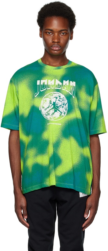 Photo: Nike Jordan Green Graphic T-Shirt