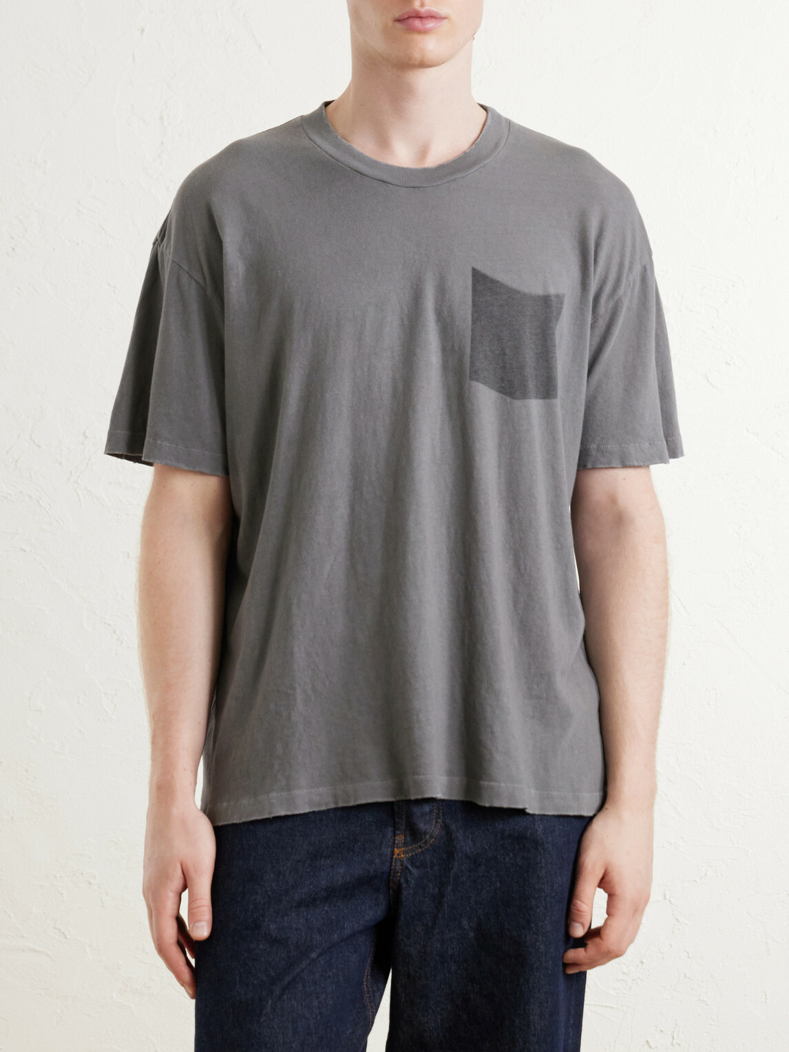 Cherry Los Angeles - Printed Cotton-Jersey T-Shirt - Gray