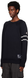 Moncler Navy Crewneck Sweater