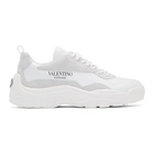 Valentino White Valentino Garavani Logo Sneakers