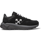 Off-White - Jogger Suede and Shell Sneakers - Black