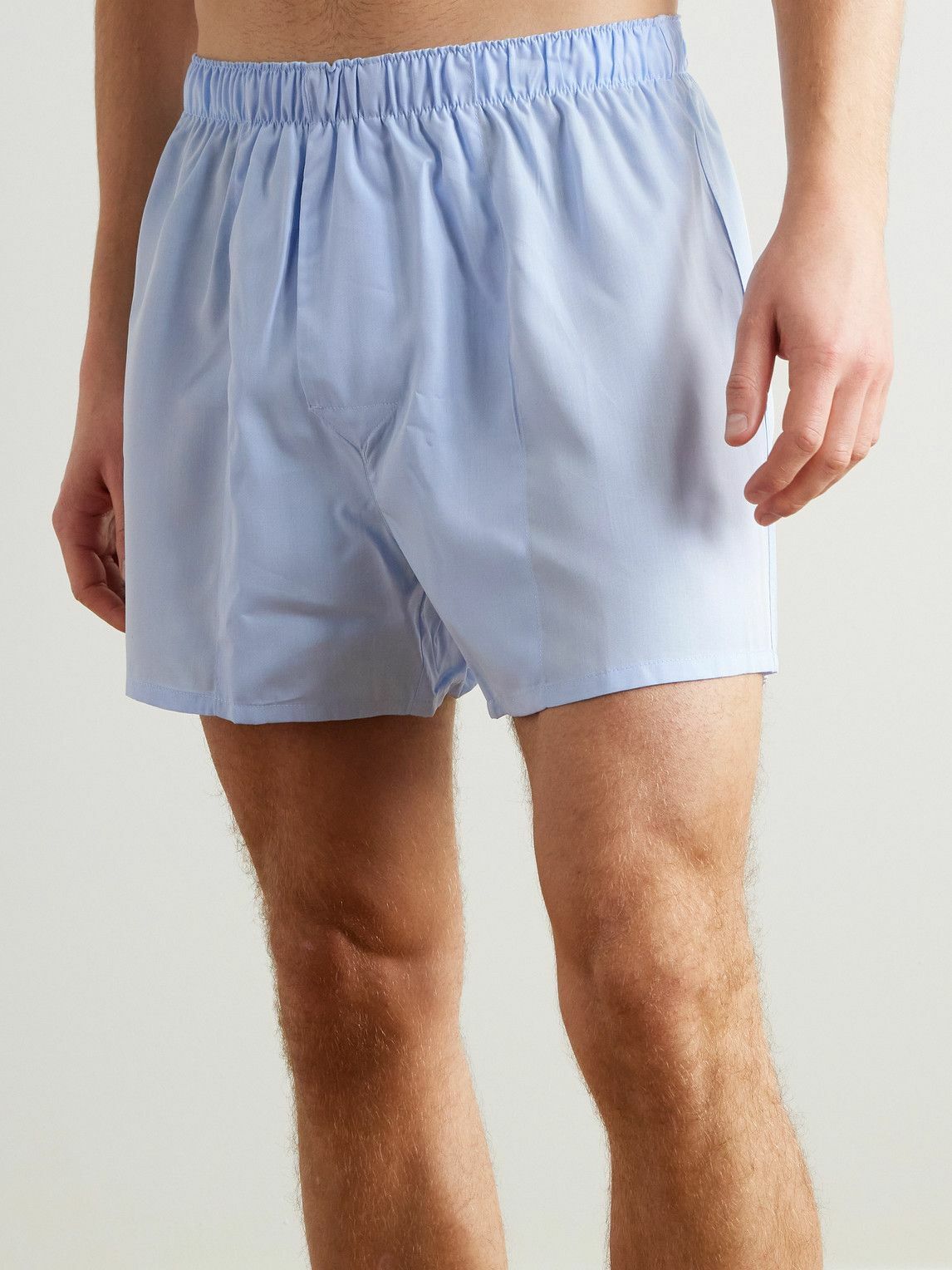 CDLP - TENCEL™ Lyocell-Poplin Boxer Shorts - Blue