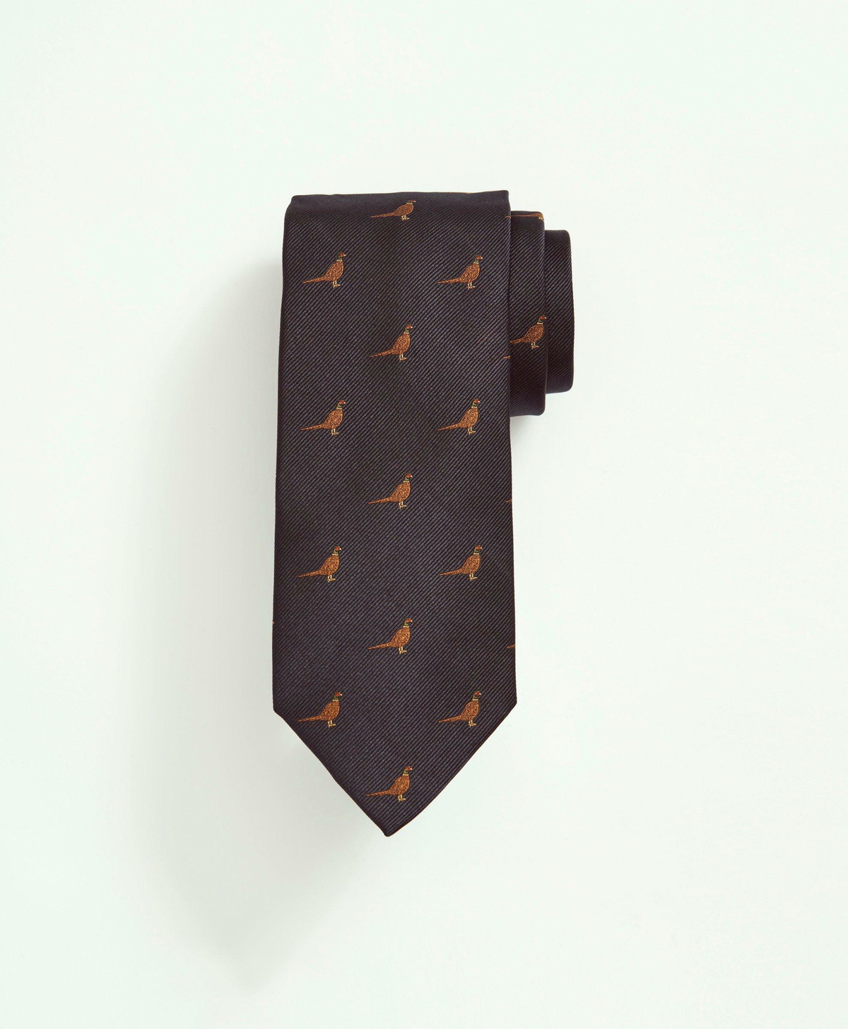 Brooks Brothers Men's Silk Pheasant Tie