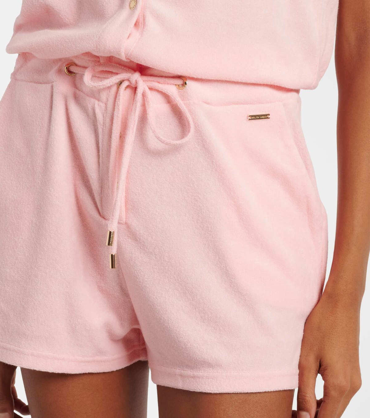 Melissa Odabash Venus cotton-blend jumpsuit
