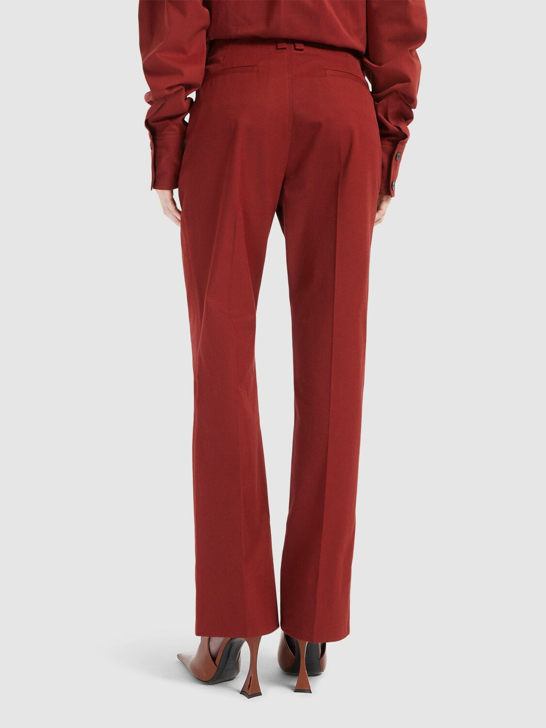 SAINT LAURENT Cotton Twill Pants Saint Laurent