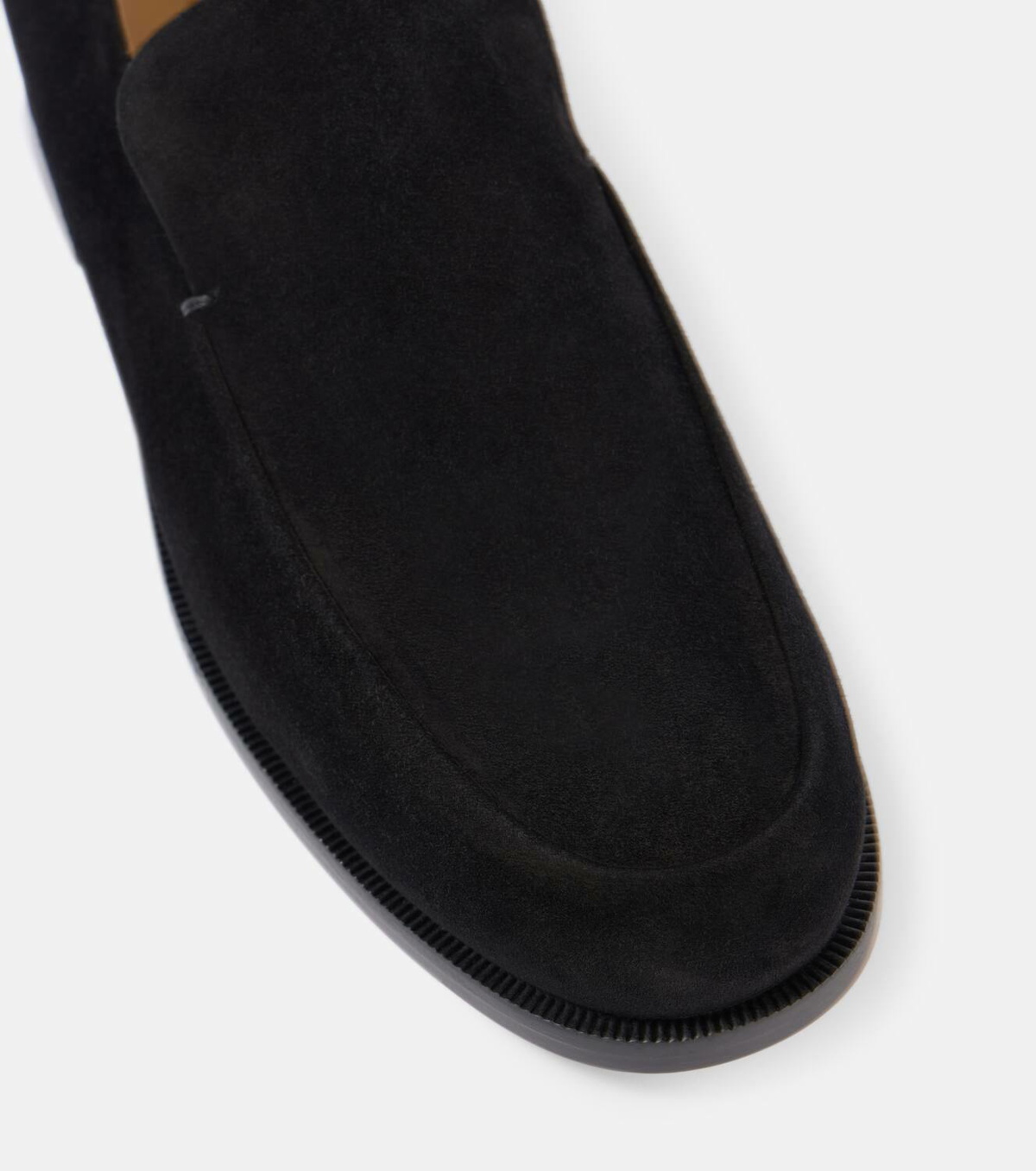 Khaite Alessio suede loafers