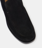 Khaite Alessio suede loafers