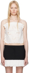The Garment White Kirsten Tie Top