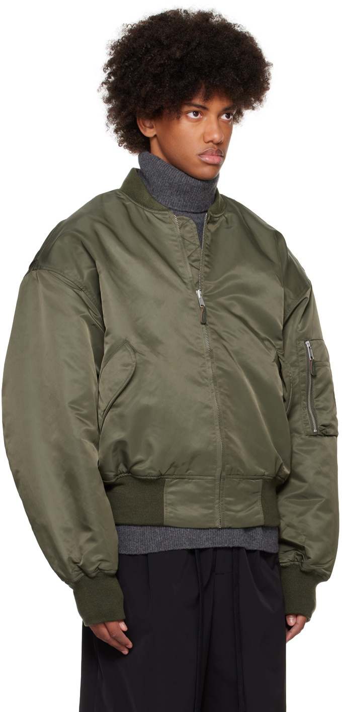 Entire Studios Khaki Broad Bomber Entire Studios