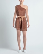Retrofête Womens Mini dress Bronze