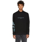 Givenchy Black Capricorn Dragon Logo Sweatshirt