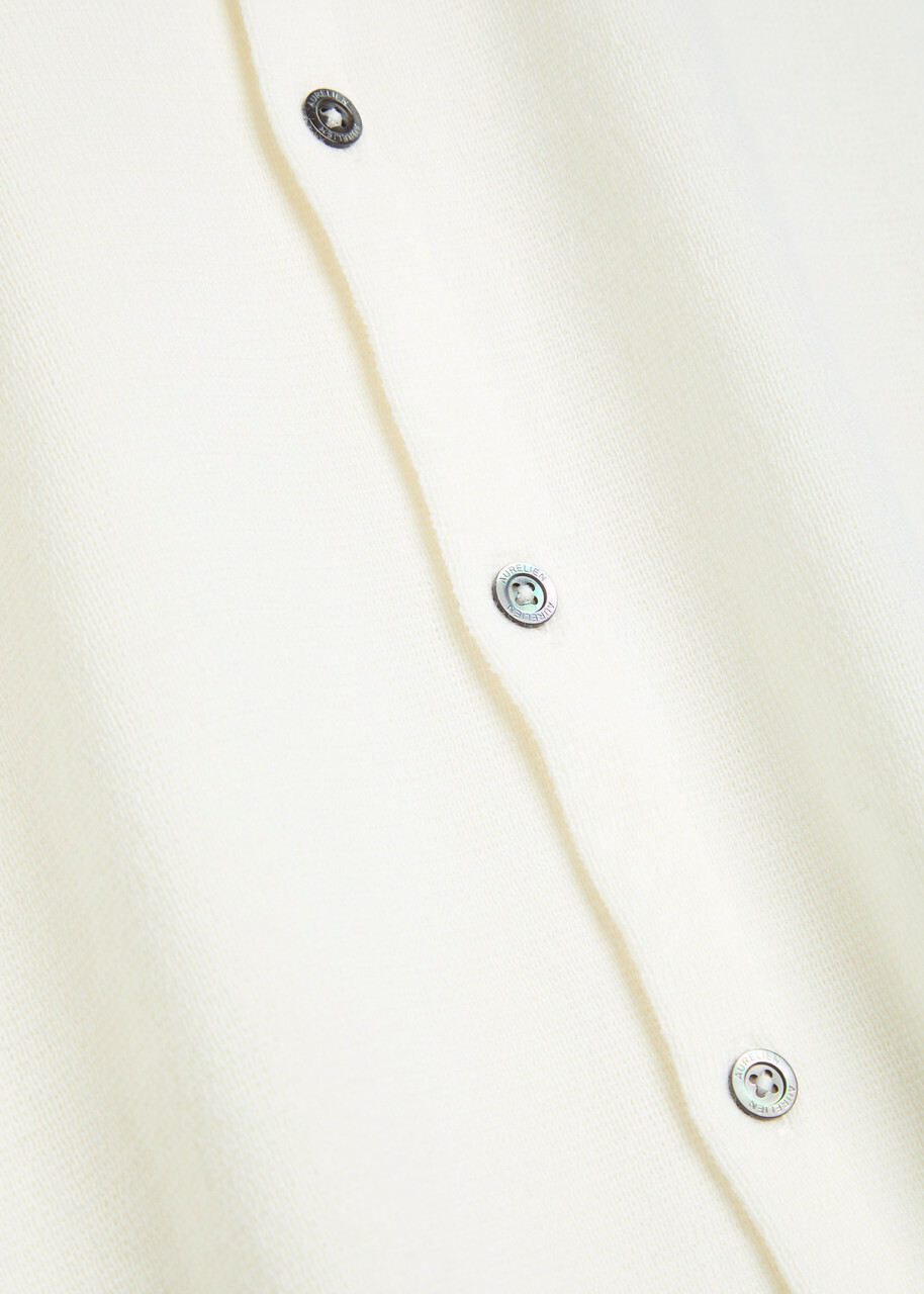 Aurélien Merino Wool Shirt Ivory