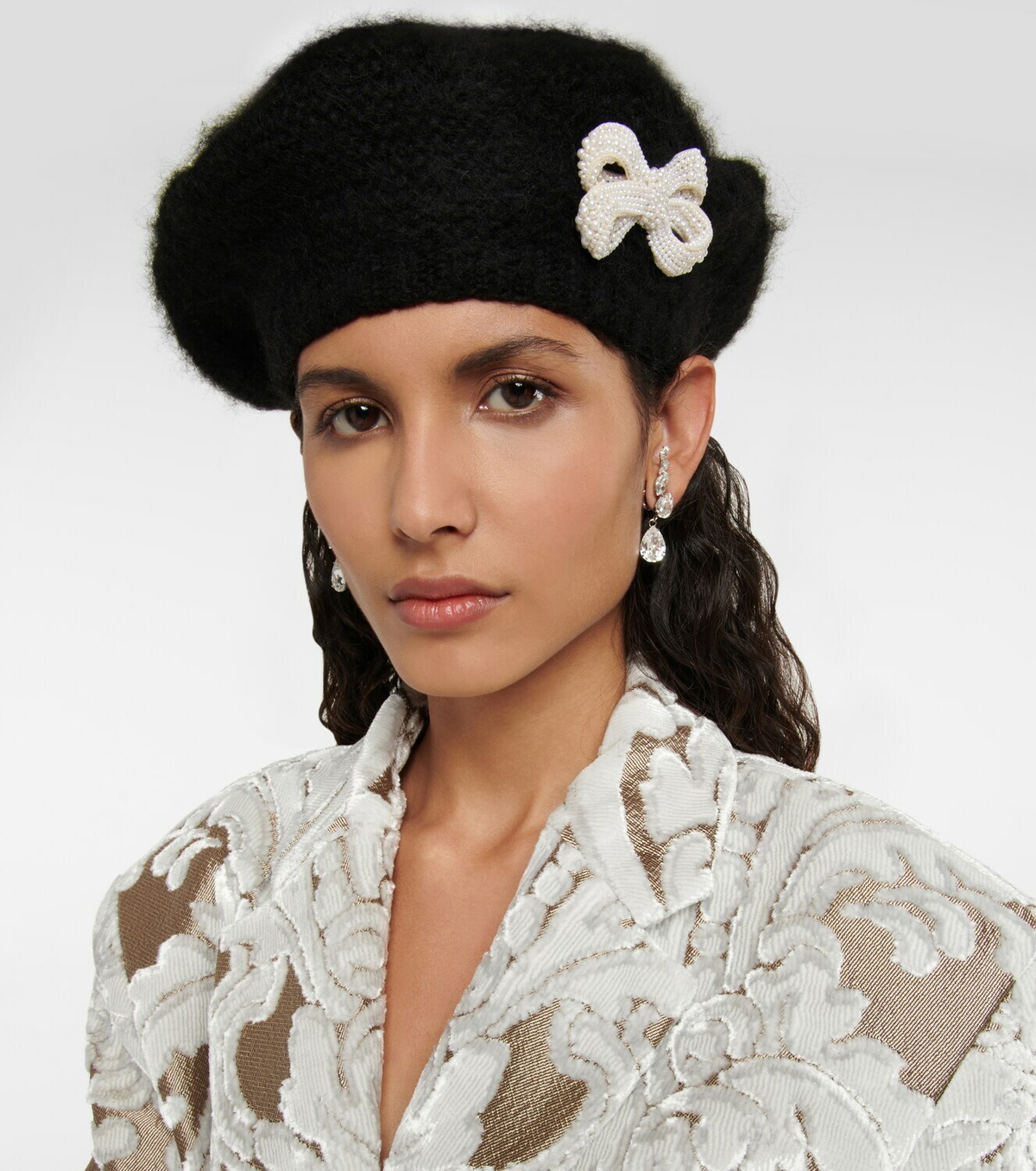 Jennifer Behr Bella Embellished Beret Jennifer Behr