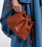 Loewe Flamenco Mini leather clutch