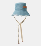 Loewe Paula's Ibiza Fisherman denim bucket hat