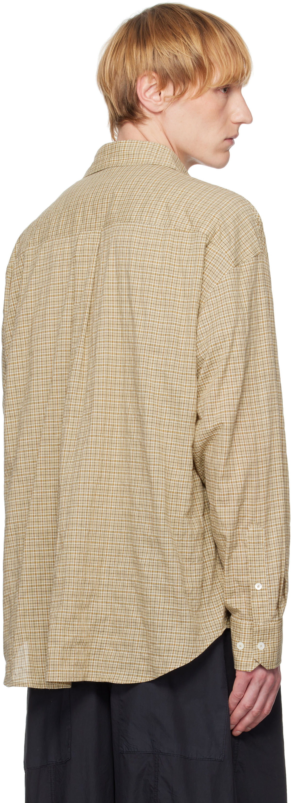 HOPE Beige Wide Fit Room Shirt