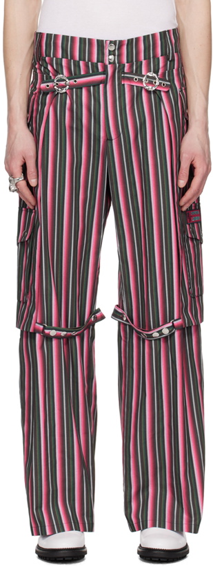 Photo: Chopova Lowena Green & Pink Moscha Trousers