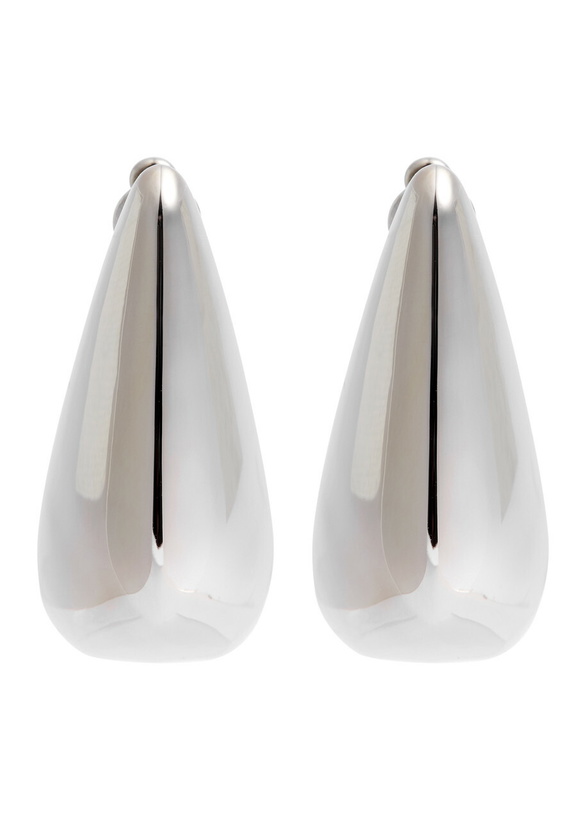 Photo: Alexander Mcqueen Thorn Drop Earrings - Silver - One Size