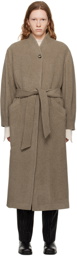 House of Dagmar Taupe Cameron Coat