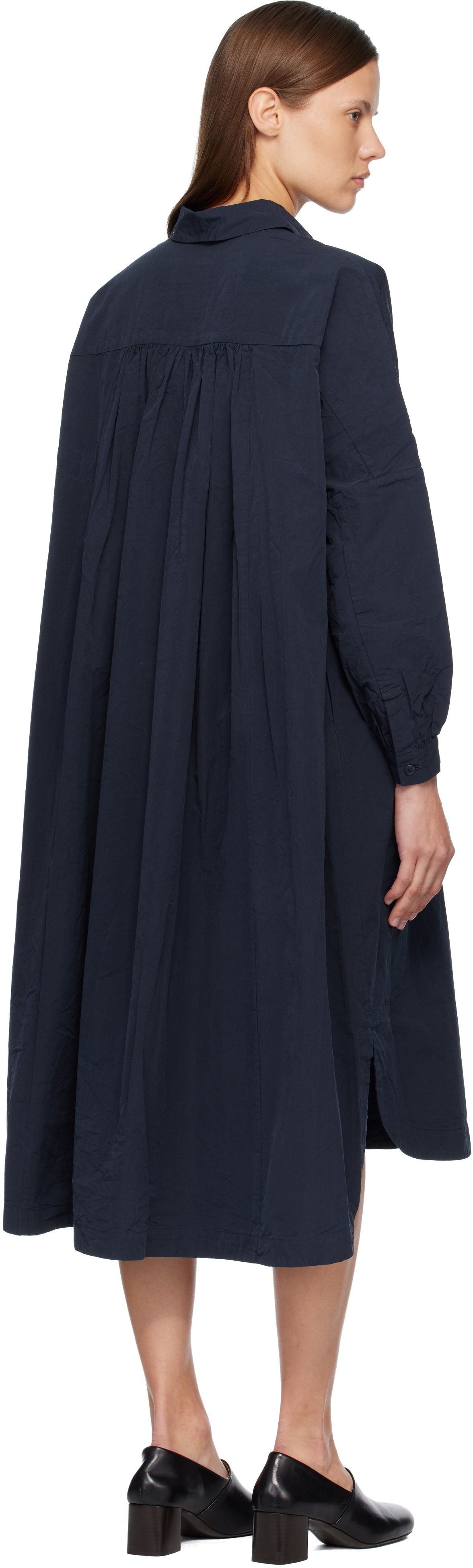 CASEY CASEY Navy Yuri Midi Dress