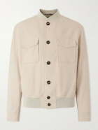 Slowear - Suede Bomber Jacket - Neutrals