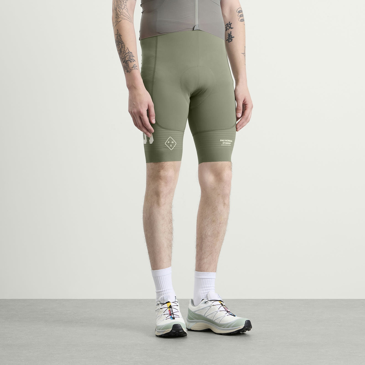 Pas Normal Studios Men's PAS Mechanism Pro Bibs in Grey Moss