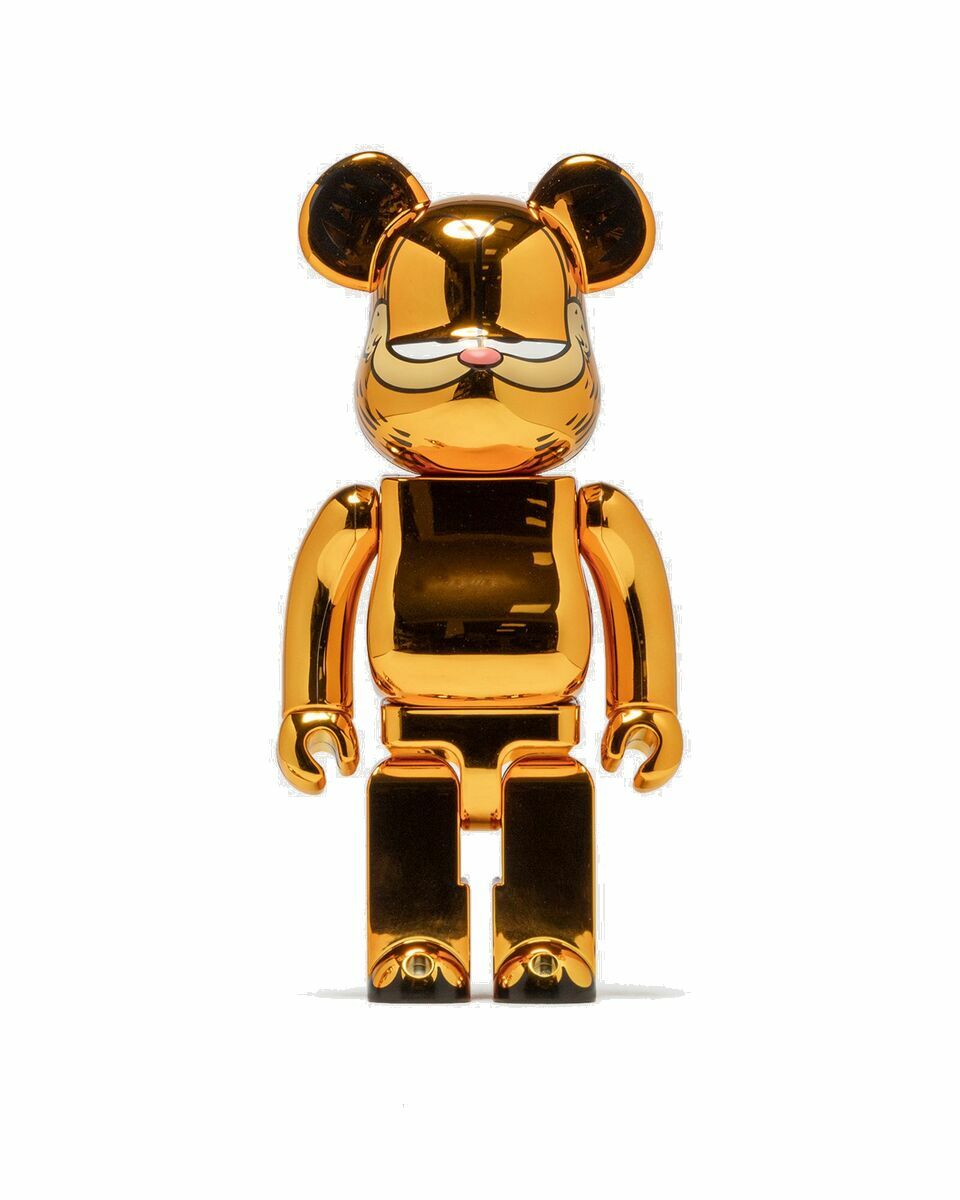 Photo: Medicom Bearbrick 1000% Garfield Gold Chrome Gold - Mens - Toys