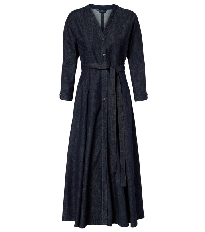 Photo: 'S Max Mara Ambra denim wrap dress