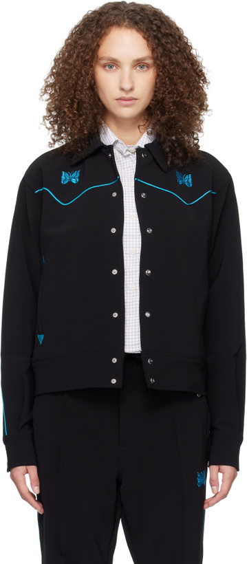 Photo: NEEDLES Black Piping Cowboy Jacket
