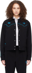 NEEDLES Black Piping Cowboy Jacket