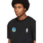 Marcelo Burlon County of Milan Black NBA Edition Golden State Warriors T-Shirt