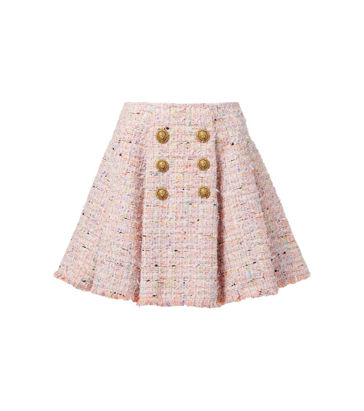 Photo: Balmain Tweed miniskirt
