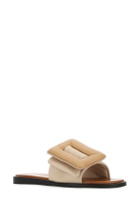 BOYY Two-tone Leather Puffy Slippers