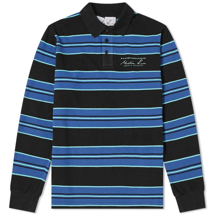 Photo: Martine Rose Long Sleeve Stripe Polo