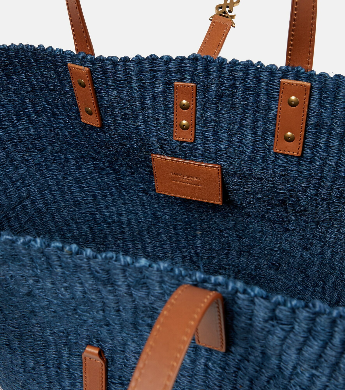Saint Laurent - Panier Souple raffia tote bag