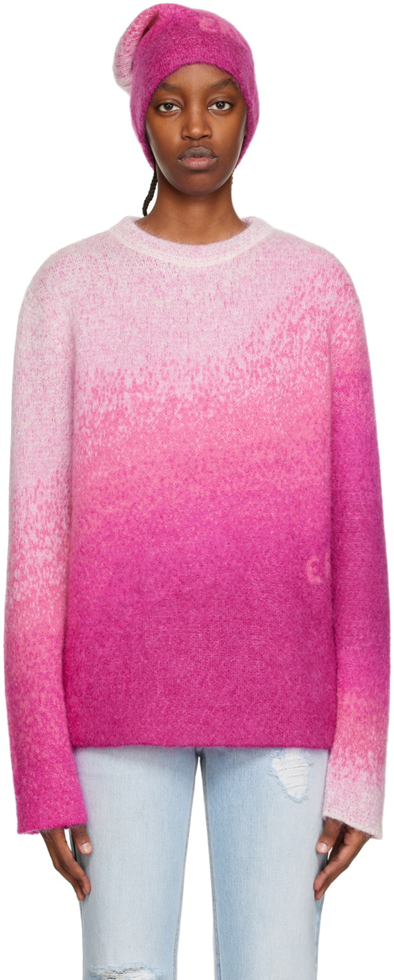 erl pink gradation knit ピンク ニット Lどちらで購入なさいましたか