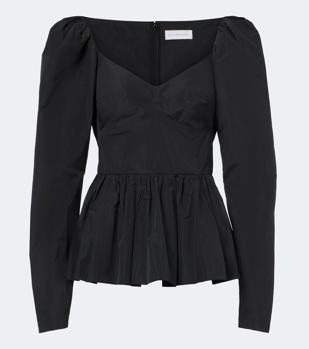 Stella McCartney Peplum taffeta top