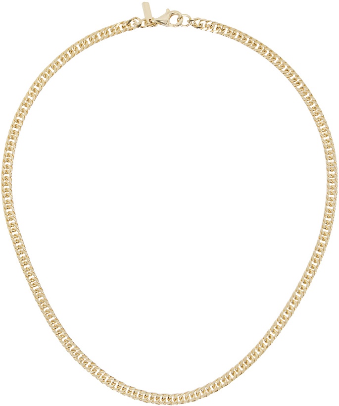 Photo: Hatton Labs Gold Mini Curb Chain Necklace