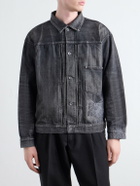 Neighborhood - Savage Embroidered Denim Jacket - Gray