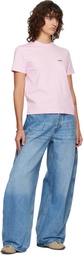JACQUEMUS Pink 'The Gros Grain short-sleeve' T-shirt