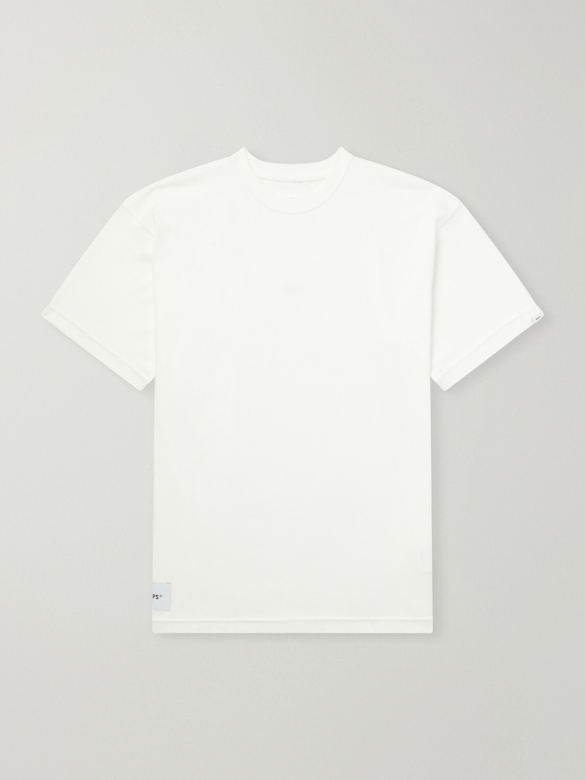 WTAPS - Sign-YD Cotton-Jersey T-Shirt - White