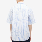 Wood Wood Men's Aaron Short Sleeve Shirt in Creased Print Aop