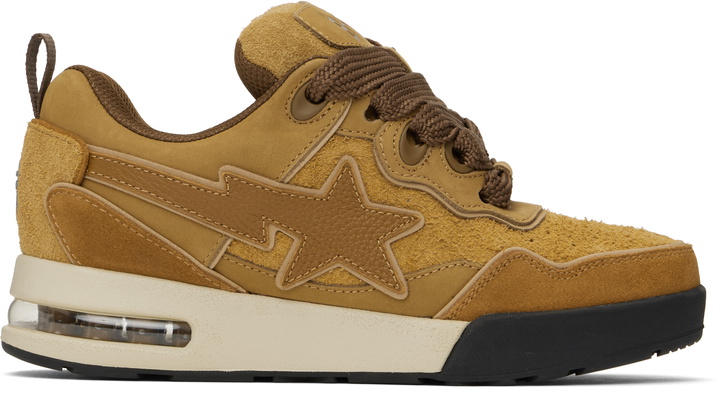 Photo: BAPE Brown Flip Sta #1 Sneakers