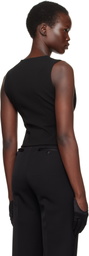Dolce&Gabbana Black Gabardine Wool Vest