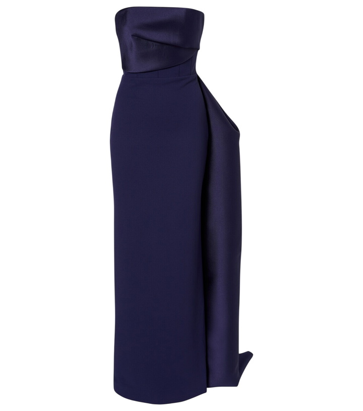 knee length dresses for ladies The Bysha Maxi Dress in Black – Solace London main image 1