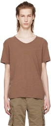Our Legacy Brown Washed T-Shirt