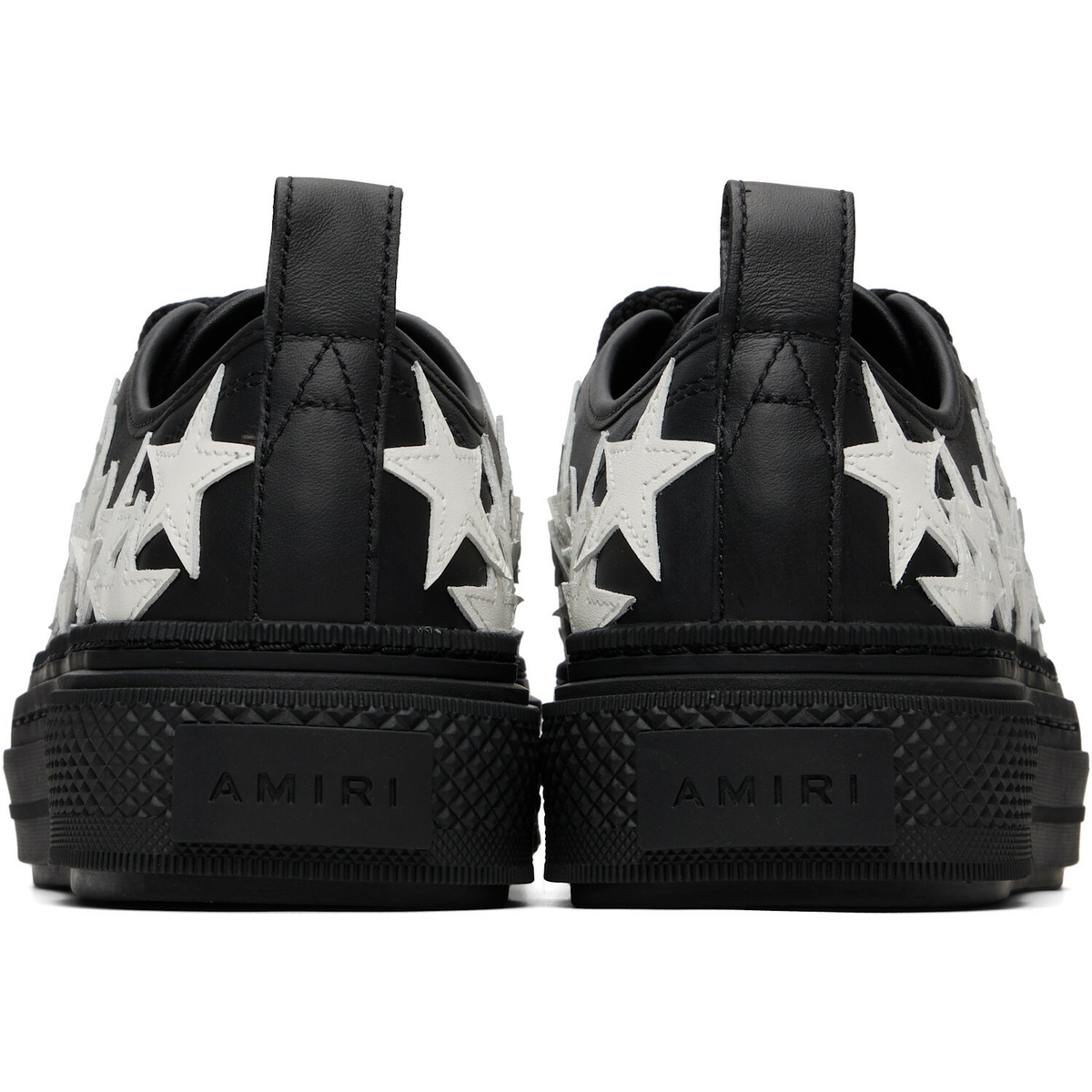 AMIRI Black Stars Court Low Sneakers