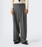 Valentino Herringbone wide-leg pants