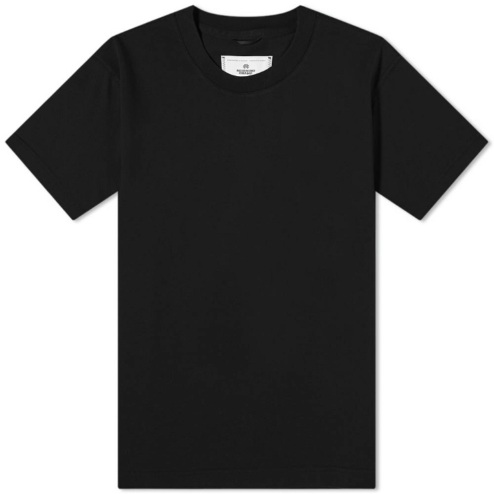 Photo: Reigning Champ Men's Mid Weight Jersey T-Shirt in Black