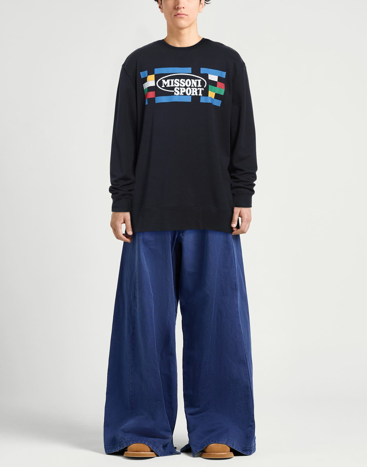 Missoni Mens Sweatshirt Midnight in Blue